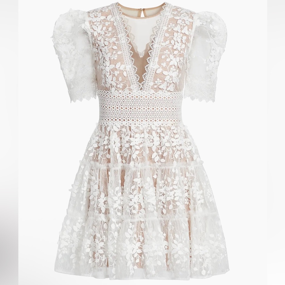 Bronx and Banco Megan Lace Minidress